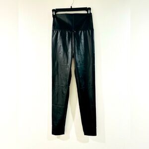 NWOT Stretchy Faux Leather Leggings Pants, Sexy High Waisted Tights M size